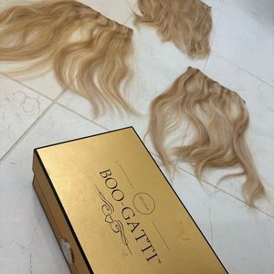 Bellami hair extensions 18 inch boo-gatti butter blonde (no side pieces)